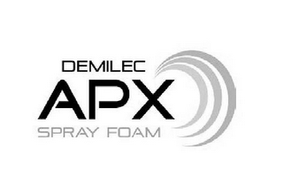 DEMILEC APX SPRAY FOAM