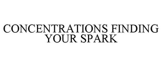 CONCENTRATIONS FINDING YOUR SPARK