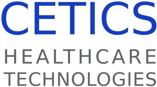 CETICS HEALTHCARE TECHNOLOGIES