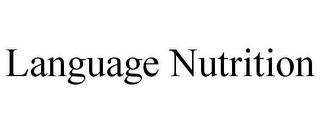 LANGUAGE NUTRITION