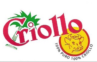 CRIOLLO 100% PURO 100% CRIOLLO