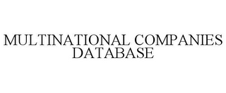 MULTINATIONAL COMPANIES DATABASE