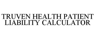 TRUVEN HEALTH PATIENT LIABILITY CALCULATOR