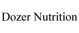 DOZER NUTRITION