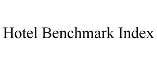 HOTEL BENCHMARK INDEX