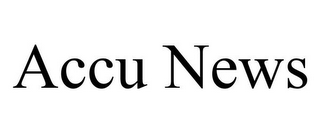 ACCU NEWS