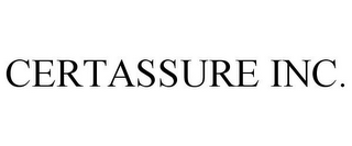 CERTASSURE INC.