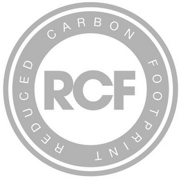 RCF REDUCED CARBON FOOTPRINT