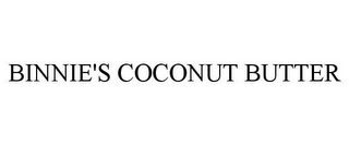 BINNIE'S COCONUT BUTTER