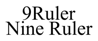 9RULER NINE RULER