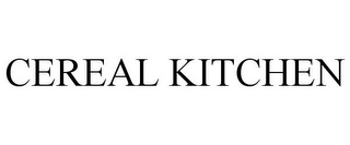 CEREAL KITCHEN