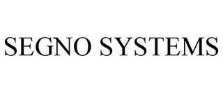 SEGNO SYSTEMS