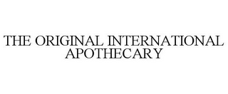 THE ORIGINAL INTERNATIONAL APOTHECARY