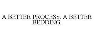 A BETTER PROCESS. A BETTER BEDDING.