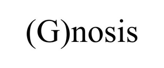 (G)NOSIS