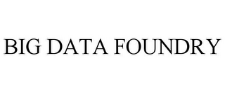 BIG DATA FOUNDRY