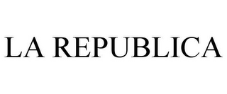 LA REPUBLICA