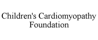 CHILDREN'S CARDIOMYOPATHY FOUNDATION