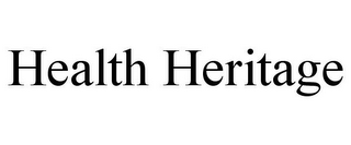HEALTH HERITAGE