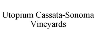 UTOPIUM CASSATA-SONOMA VINEYARDS