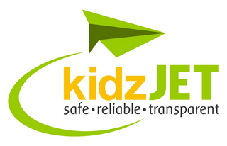 KIDZJET SAFE · RELIABLE · TRANSPARENT