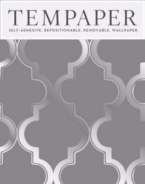 TEMPAPER SELF ADHESIVE. REPOSITIONABLE. TEMPORARY. WALLPAPER.