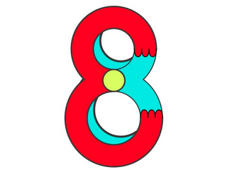 8, E