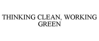 THINKING CLEAN, WORKING GREEN