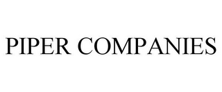 PIPER COMPANIES