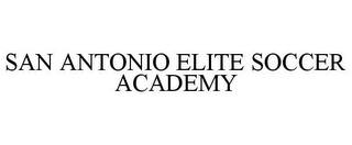 SAN ANTONIO ELITE SOCCER ACADEMY