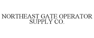 NORTHEAST GATE OPERATOR SUPPLY CO.