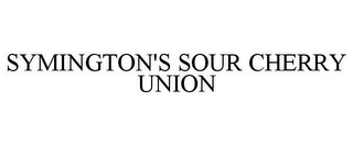 SYMINGTON'S SOUR CHERRY UNION