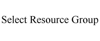 SELECT RESOURCE GROUP