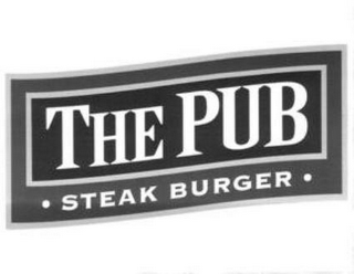 THE PUB · STEAK BURGER ·