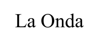 LA ONDA