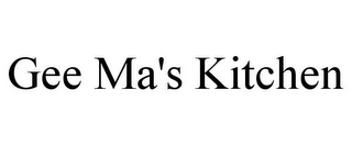 GEE MA'S KITCHEN