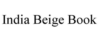 INDIA BEIGE BOOK