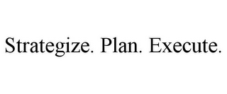 STRATEGIZE. PLAN. EXECUTE.