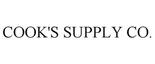 COOK'S SUPPLY CO.