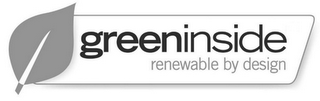 GREENINSIDE RENEWABLE BY DESIGN