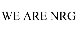 WE ARE NRG