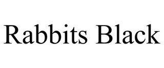 RABBITS BLACK