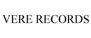 VERE RECORDS