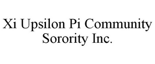 XI UPSILON PI COMMUNITY SORORITY INC.