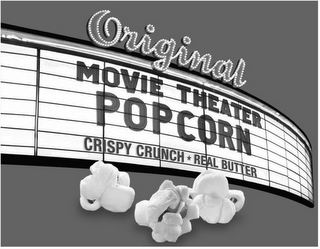 ORIGINAL MOVIE THEATER POPCORN CRISPY CRUNCH REAL BUTTER