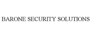 BARONE SECURITY SOLUTIONS