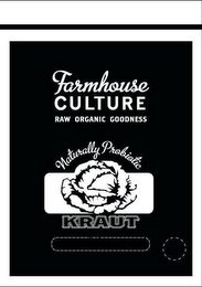 FARMHOUSE CULTURE RAW ORGANIC GOODNESS NATURALLY PROBIOTIC KRAUT