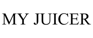 MY JUICER