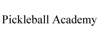 PICKLEBALL ACADEMY