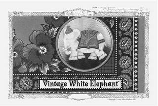 VINTAGE WHITE ELEPHANT